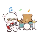 🥁 emoji Milk & Mocha Telegram sticker 14 of 35