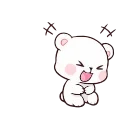😆 emoji Milk & Mocha Telegram sticker 19 of 35
