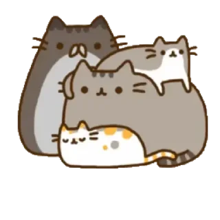 😊 emoji Pusheendue Telegram sticker 18 of 25