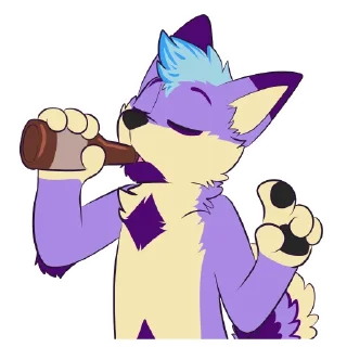 ☝️ emoji Riley Coyote Telegram sticker 5 of 102