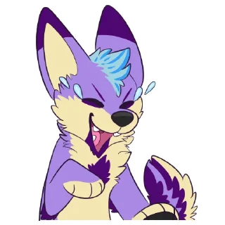 😂 emoji Riley Coyote Telegram sticker 7 of 102