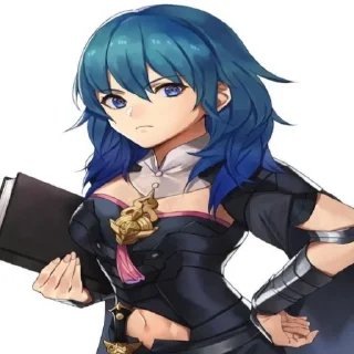 💙 emoji Byleth fire emblem Telegram sticker 14 of 120