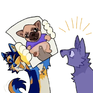 🐶 emoji Rush Coyote Telegram sticker 10 of 50