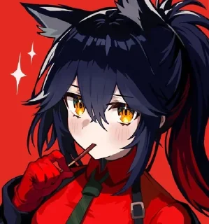 🐺 emoji Texas (Arknights) Telegram sticker 1 of 106