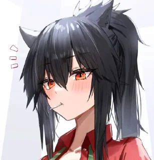 🐺 emoji Texas (Arknights) Telegram sticker 17 of 106