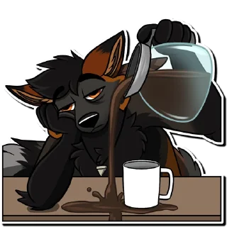 ☕️ emoji Tyler & Friends 🧡 Telegram sticker 19 of 83