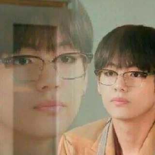 😶 emoji Kim Taehyung Telegram sticker 14 of 40