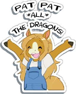 Sticker from Pat-Pat All the Dergs!
