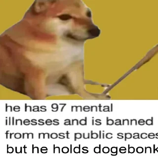 Sticker from @santovibonks DogeBonk Memes Collection #2