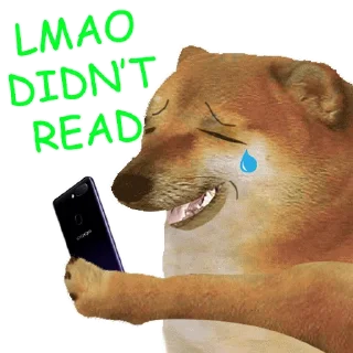 😂 emoji DogeBonk Degen Telegram sticker 8 of 58