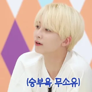 🌅 emoji @STIKERSVT : Jeonghan Tribal Games #1 & 2) Telegram sticker 11 of 39