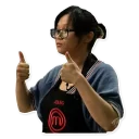 👍 emoji MasterChef Brasil Telegram sticker 19 of 120