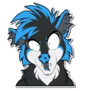 💙 emoji Leo Telegram sticker 12 of 19