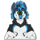 💙 emoji Leo Telegram sticker 8 of 19