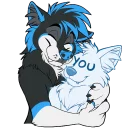 💙 emoji Leo Telegram sticker 16 of 19
