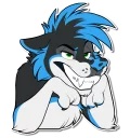 💙 emoji Leo Telegram sticker 15 of 19