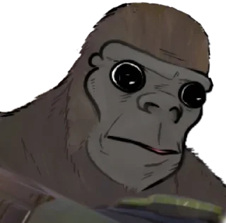 🦍 emoji Mitsakii's Weird Stash Telegram sticker 6 of 120
