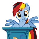 😀 emoji German Dash Telegram sticker 8 of 116