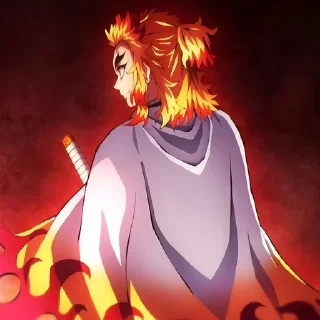 🔥 emoji (🔥) Rengoku ❤️‍🔥 Kyojuro!! Telegram sticker 14 of 33
