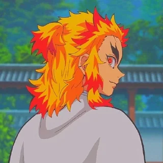 🔥 emoji (🔥) Rengoku ❤️‍🔥 Kyojuro!! Telegram sticker 4 of 33