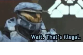😧 emoji Halo Memes Telegram sticker 6 of 7
