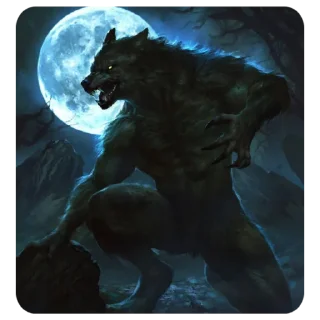 🫨 emoji werewolf @dalelalm Telegram sticker 5 of 30