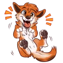 😀 emoji Chip and AJ Telegram sticker 2 of 21