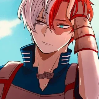 🔥 emoji Shoto Todoroki Telegram sticker 14 of 120