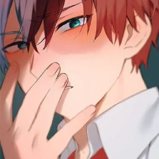 🔥 emoji Shoto Todoroki Telegram sticker 20 of 120