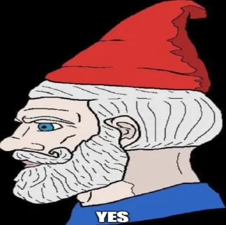 Sticker from Gnome Truth pack
