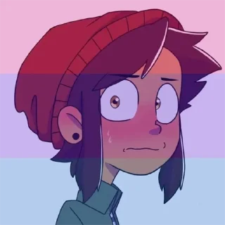 🏳‍🌈 emoji Lucia Noceda Telegram sticker 7 of 12