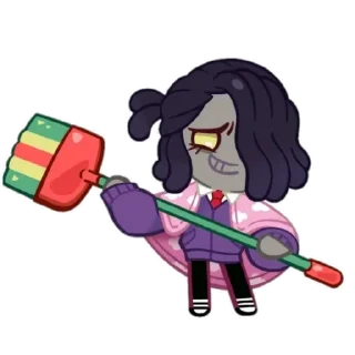 😱 emoji Licorice cookie {cookie run} (@emopix) Telegram sticker 18 of 20