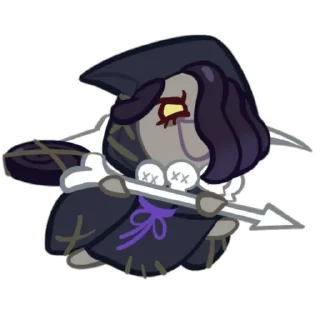 😩 emoji Licorice cookie {cookie run} (@emopix) Telegram sticker 6 of 20