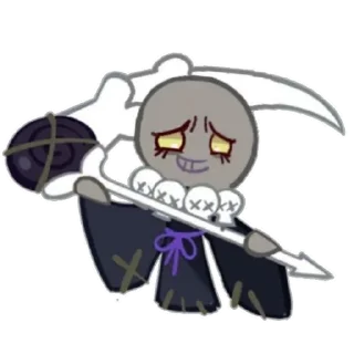 😍 emoji Licorice cookie {cookie run} (@emopix) Telegram sticker 9 of 20