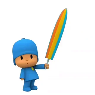 🥚 emoji Pocoyo : @sourstickers Telegram sticker 20 of 35