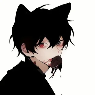 Sticker from Boy cat          by yuoka