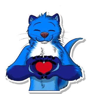 ❤️ emoji Otis Otter Telegram sticker 23 of 36