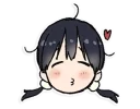 😘 emoji tamako Telegram sticker 3 of 18