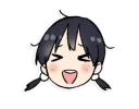 😆 emoji tamako Telegram sticker 1 of 18