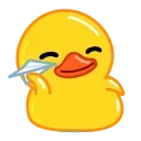 Sticker from Utya tg website