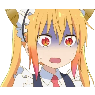 😰 emoji Kobayashi by @raivozo Telegram sticker 19 of 118