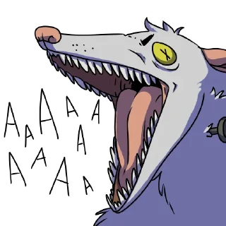 🅰️ emoji ZomPossum Boi Telegram sticker 5 of 11