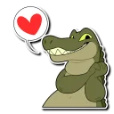 Sticker from Saltwater Crocodile