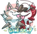 🙏 emoji Lycanrocs Daily Telegram sticker 1 of 18