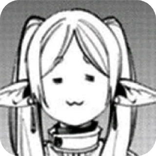 🙂 emoji Frieren Telegram sticker 22 of 30