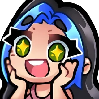🤩 emoji Valentina 𝐁𝐲 [ @StarLilPeep ] Telegram sticker 1 of 42