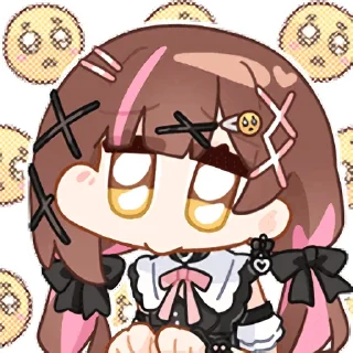 🥺 emoji 七海 Nana7mi 直播间表情包 2024 Telegram sticker 10 of 10