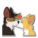 ❤️ emoji Duke Corgi Telegram sticker 17 of 120