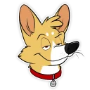 😏 emoji Duke Corgi Telegram sticker 23 of 120