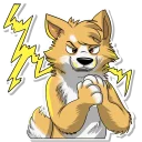 😈 emoji Duke Corgi Telegram sticker 20 of 69